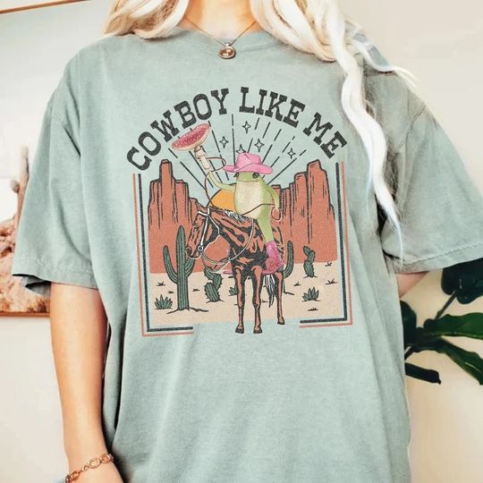 Discover Cowboy Themed Evermore Merch Shirt