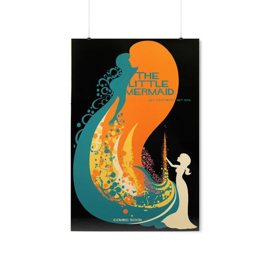 Discover Faux Vintage Little Mermaid the musical 1960's poster
