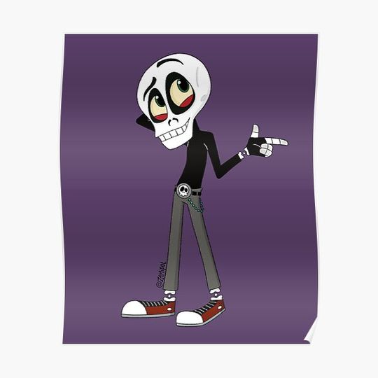 Discover Skull boy Premium Matte Vertical Poster