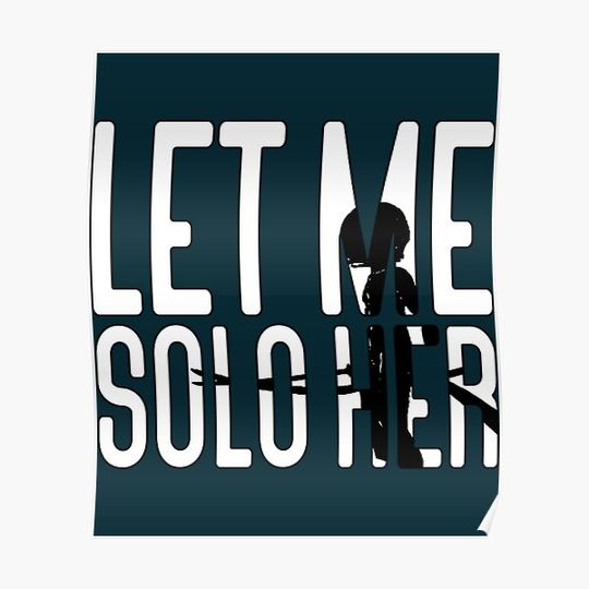Discover let me solo her elden ring Premium Matte Vertical Poster