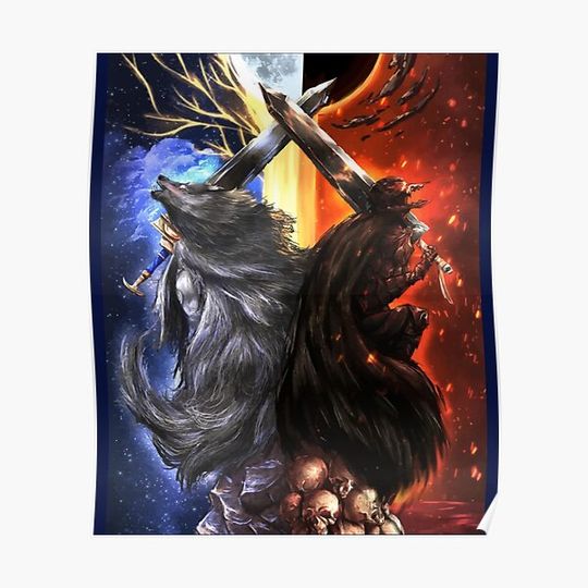 Discover Berserker Armor elden ring Premium Matte Vertical Poster