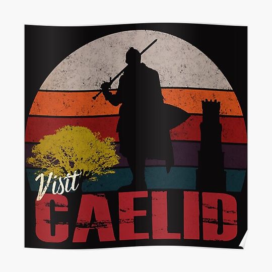 Discover Visit Caelid - Elden Ring Premium Matte Vertical Poster