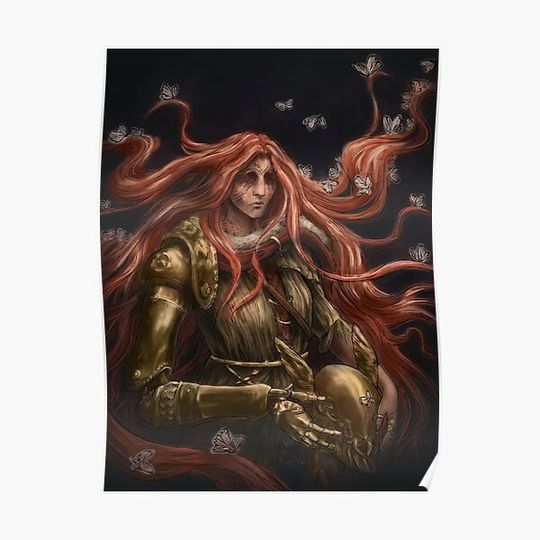 Discover Malenia, Goddess of Rot Premium Matte Vertical Poster
