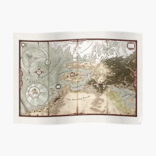 Discover Exalted Map of Creation Premium Matte Vertical Poster