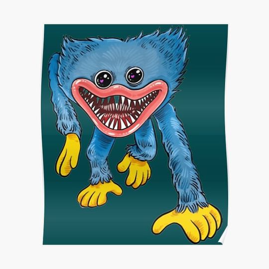 Discover Huggy Wuggy Premium Matte Vertical Poster