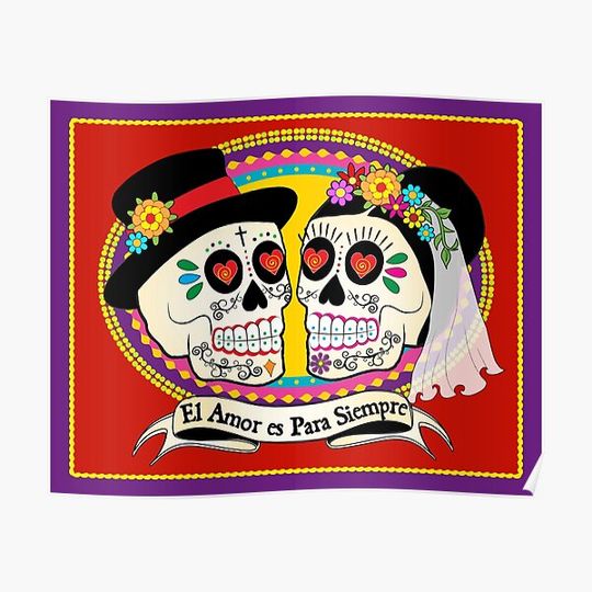 Discover Los Novios (Spanish) Premium Matte Vertical Poster