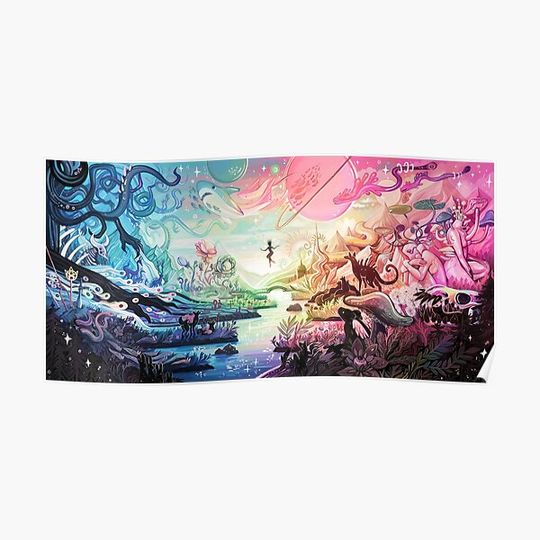 Discover Vivid Dreaming (Full/Center Version) Premium Matte Vertical Poster