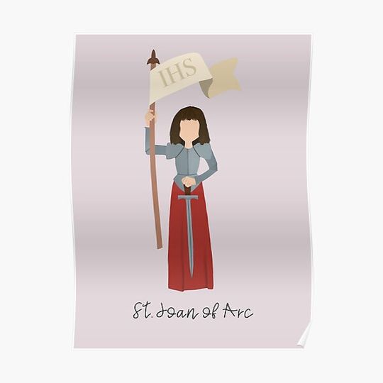 Discover Saint Joan of Arc Premium Matte Vertical Poster