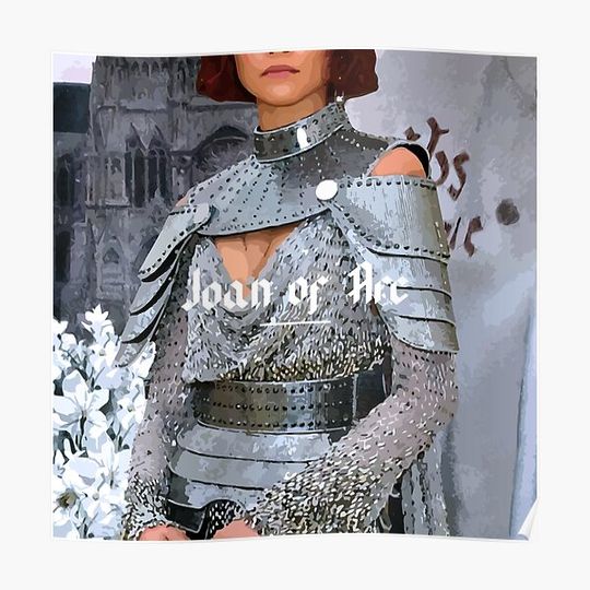 Discover ZENDAYA MET GALA AS JOAN OF ARC ART Premium Matte Vertical Poster
