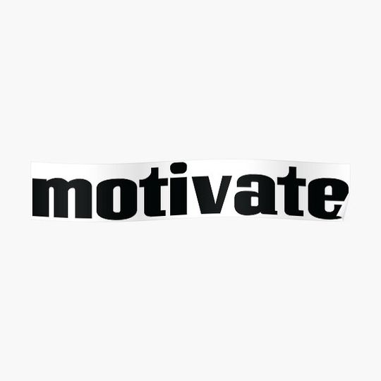 Discover Motivate Premium Matte Vertical Poster