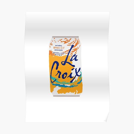 Discover Apricot La Croix Premium Matte Vertical Poster
