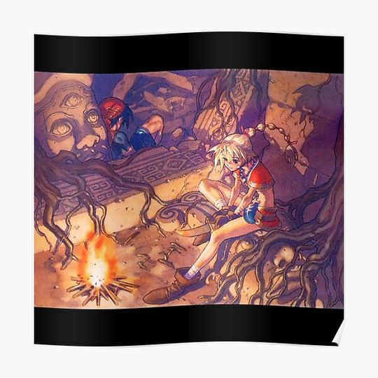 Discover Chrono Cross Serge and Kid Premium Matte Vertical Poster