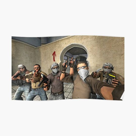 Discover Counter Strike Global Offensive Art18 Premium Matte Vertical Poster
