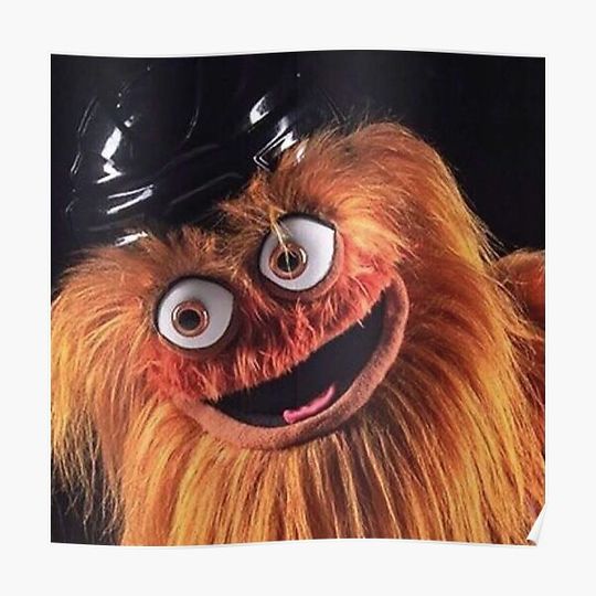Discover Flyers New Mascot "Gritty" Premium Matte Vertical Poster
