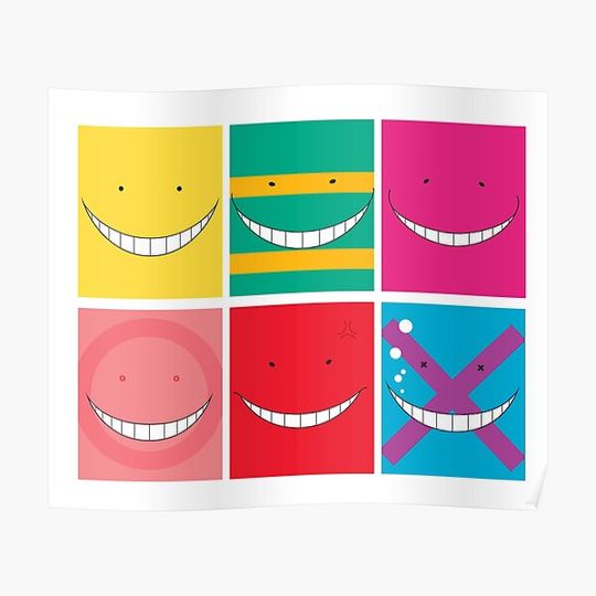 Discover Faces - Assassination Classroom Premium Matte Vertical Poster