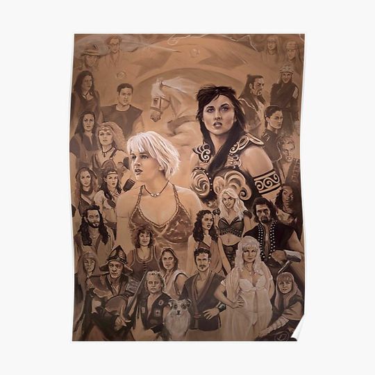 Discover Xena Character Poster Premium Matte Vertical Poster