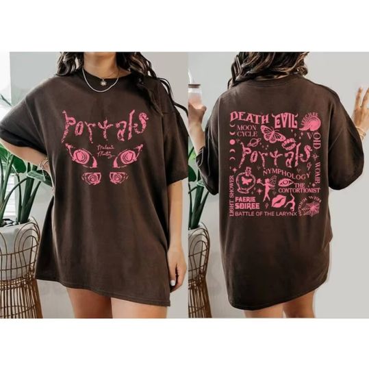 Discover Vintage Melanie Martinez Shirt, 90s Portals Moon 2023 Album Shirt