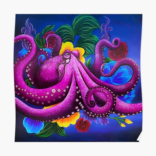 Discover Octopus Garden Premium Matte Vertical Poster