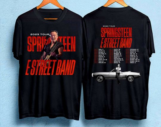 Discover Bruce Springsteen The E Street Band Tour 2023 Tshirt, Music Tour 2023 Tshirt