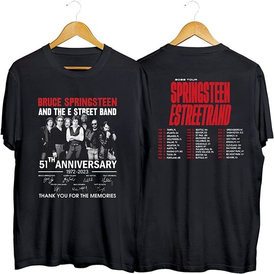 Discover Bruce Springsteen & E Street Band 2023 Tour T-Shirt, Bruce Springsteen & E Street Band Rock 2023 Shirt