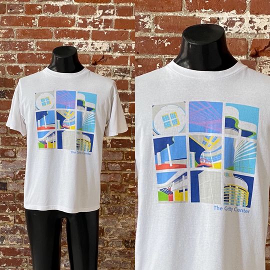 Discover 90s The Getty Center Souvenir T-Shirt. Vintage 1990s The Getty