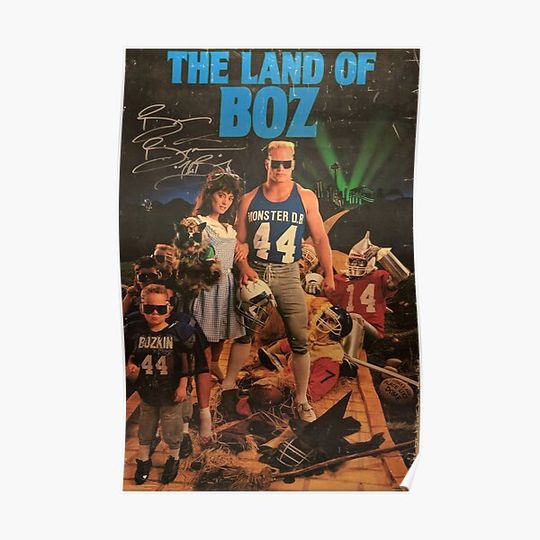 Discover The Land Of Boz Premium Matte Vertical Poster