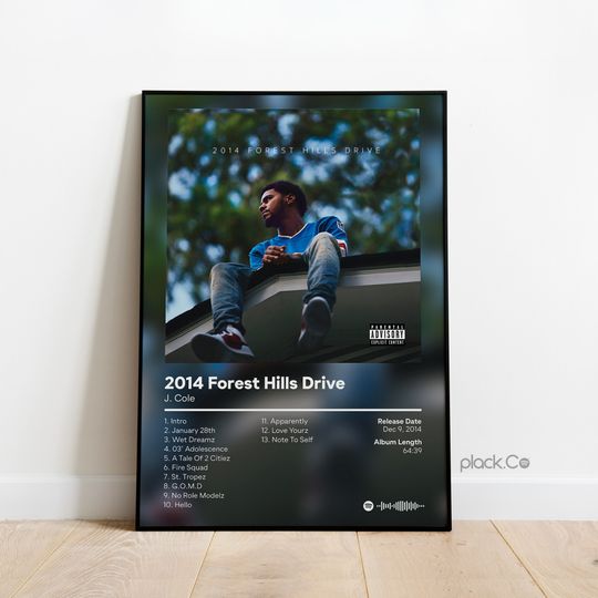 Discover J Cole - 2014 Forest Hills Drive - Album Poster