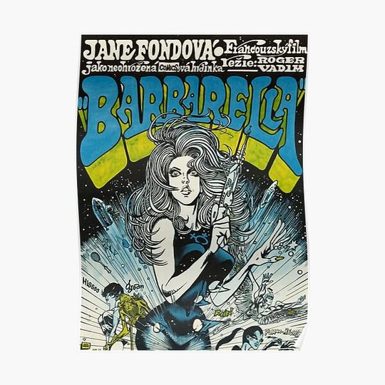 Discover Barbarella Premium Matte Vertical Poster
