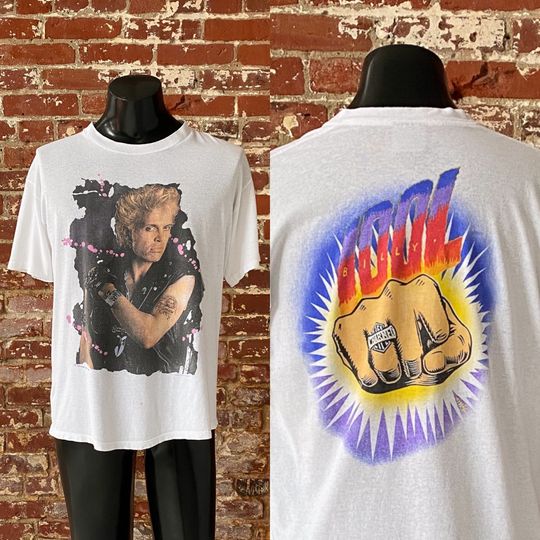 Discover 90s Billy Idol Charmed Life Promo T-Shirt. Vintage 1990