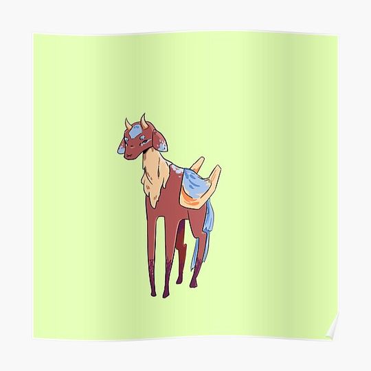 Discover Mythical deer creature Premium Matte Vertical Poster