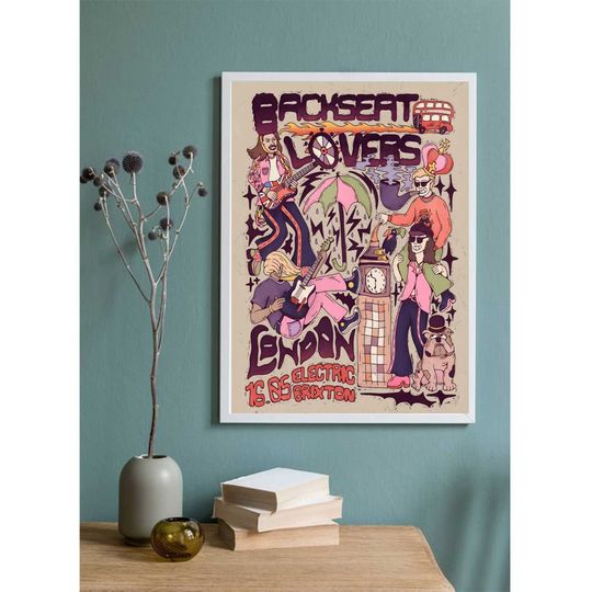 Discover Vintage The Backseat Lovers Tour Canvas Poster