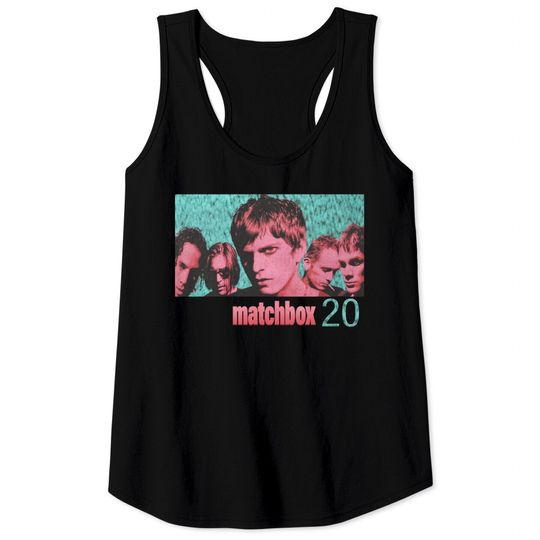 Discover 1997 Matchbox 20 Vintage Tank Tops, Rob Thomas, Matchbox Twenty Band Tank Tops