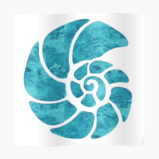 Discover Nautilus shell Premium Matte Vertical Poster