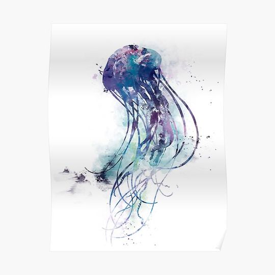 Discover Jellyfish Premium Matte Vertical Poster