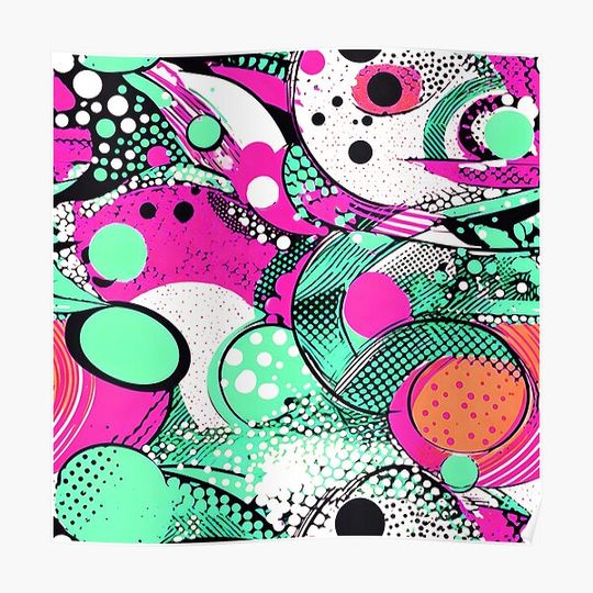 Discover Pop Art Pow! Premium Matte Vertical Poster
