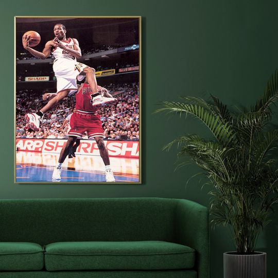 Discover Allen Iverson Dunks Basketball Poster
