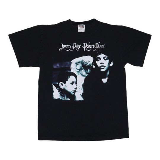 Discover vintage 1998 Jimmy Page & Robert Plant Walking Into Everywhere Tour Shirt