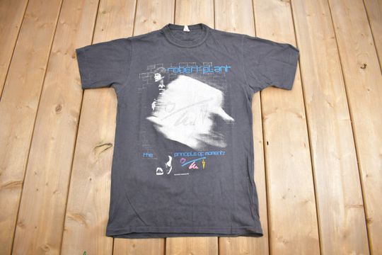 Discover Vintage 1983 Robert Plant Uk Tour Tour T-shirt