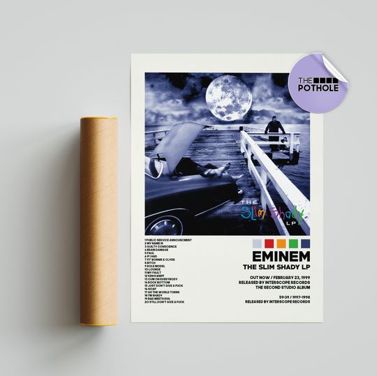 Discover Eminem Posters / The Slim Shady LP Poster