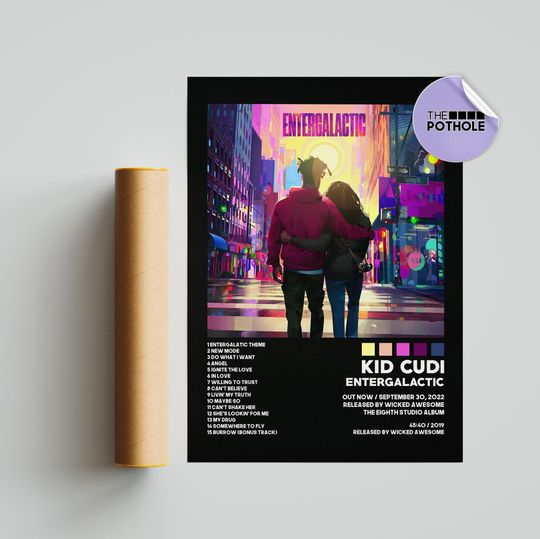 Discover Kid Cudi Poster / Entergalactic Poster