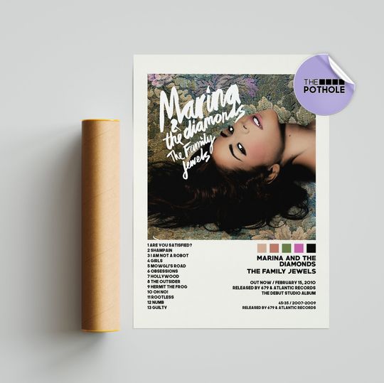 Discover Marina and The Diamonds Posters, The Family Jewels Poster