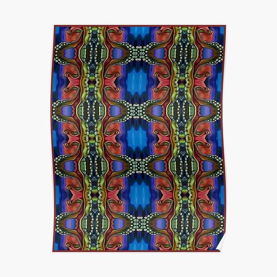 Discover Octopi Premium Matte Vertical Poster