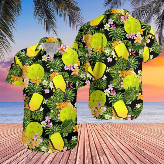 Discover Pickleball Tropical Hawaii Shirt