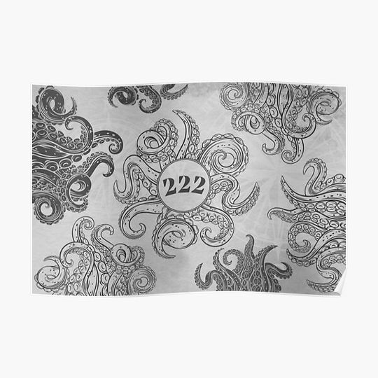 Discover 222 Octopi Premium Matte Vertical Poster