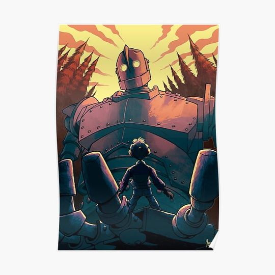 Discover The Iron Giant Poster Premium Matte Vertical Poster