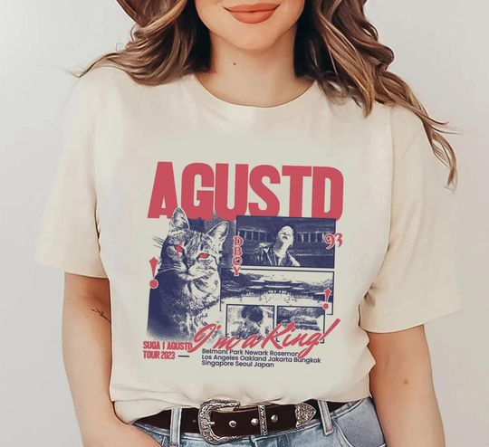 Discover Agust D Tshirt, Daechwita Agust D Shirt, Meowchita Shirt, Suga Fan Gift,