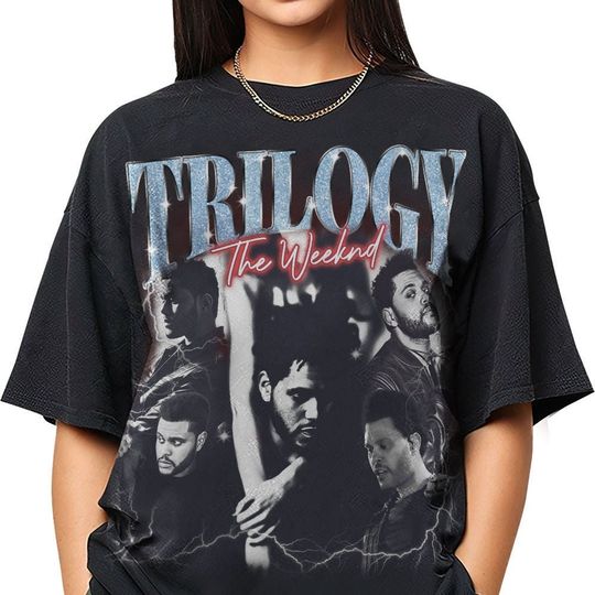 Discover Weeknds Merch T-Shirt - Music Starboy After Hours, Trilogy, XO Lyrics XOTWOD Weekend