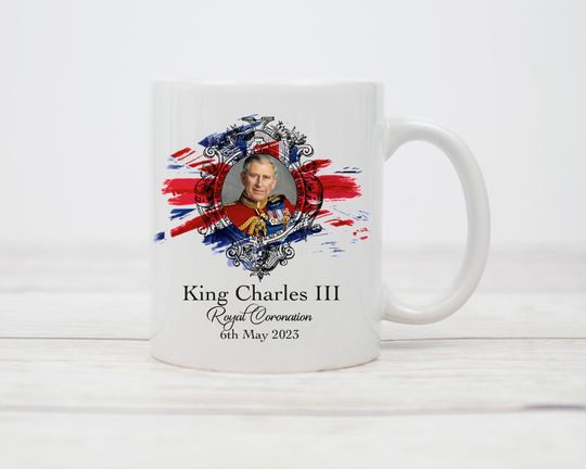 Discover King Charles III Coronation Ceramic Mug | May 6th Commemoration