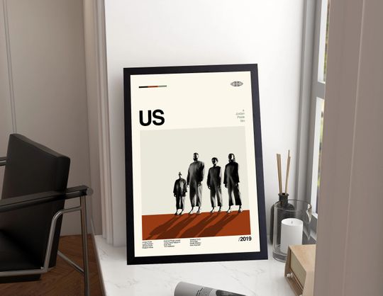 Discover US Movie Poster - JORDAN PEELE - Modern Art Poster Print