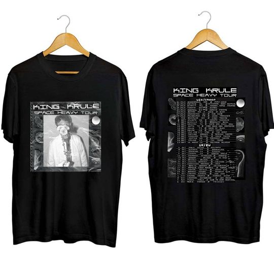 Discover King Krule 2023 Space Heavy Tour Shirt, King Krule Fan Shirt